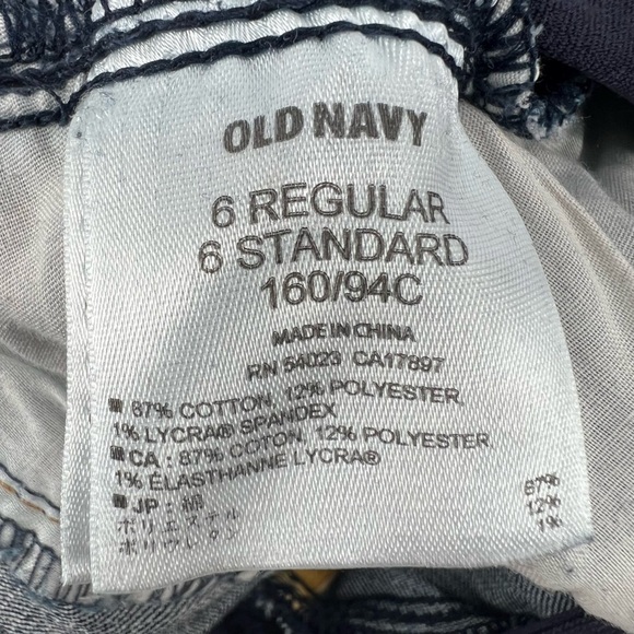 Old Navy Maternity Full Belly Coverage Cuffed Hem Capri Jeans Size 6 Women’s - Picture 4 of 5